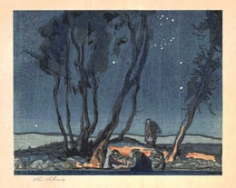 <Ten Woodcuts>: The Sheperd's Watch
