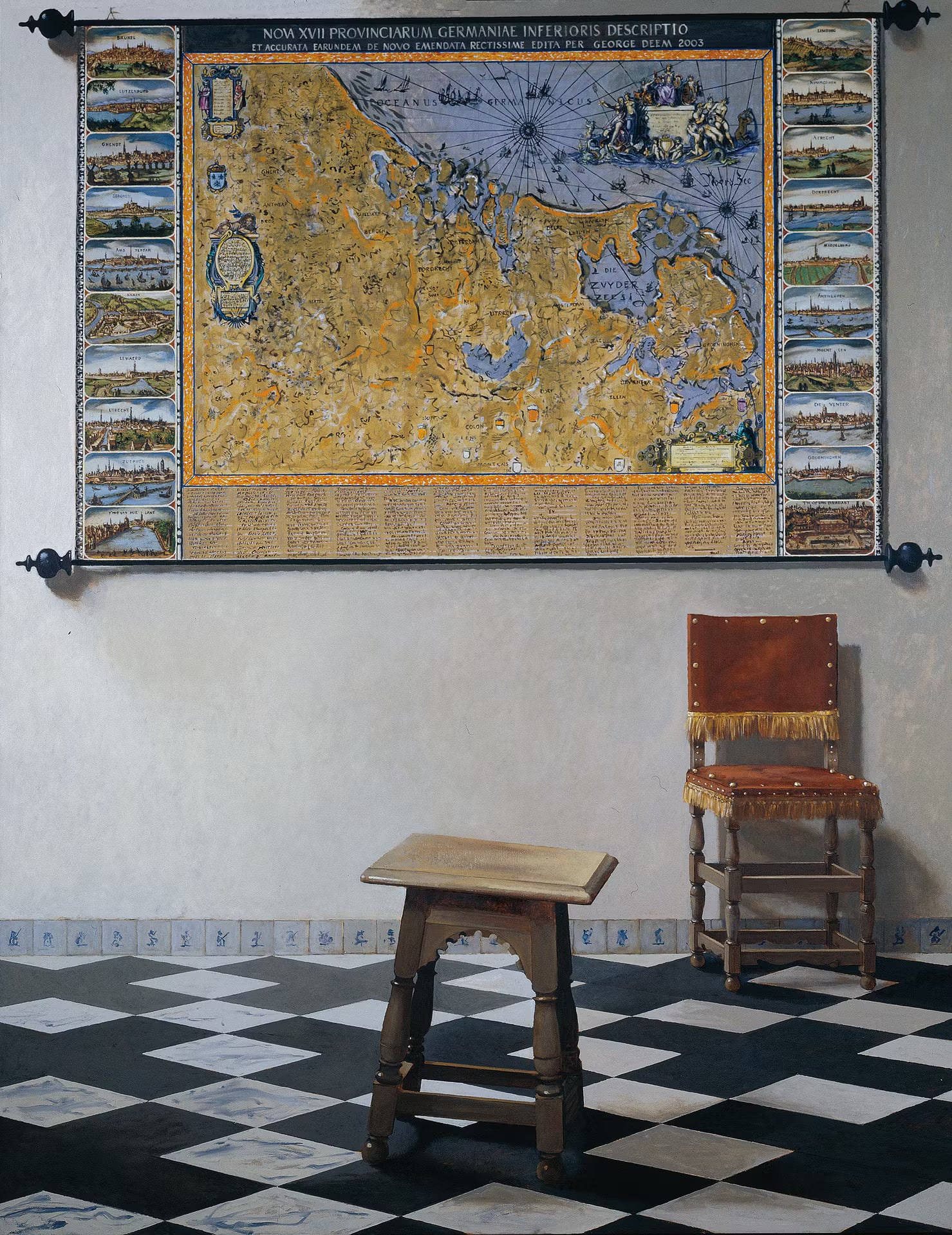 A Stool, A Chair, and a Map