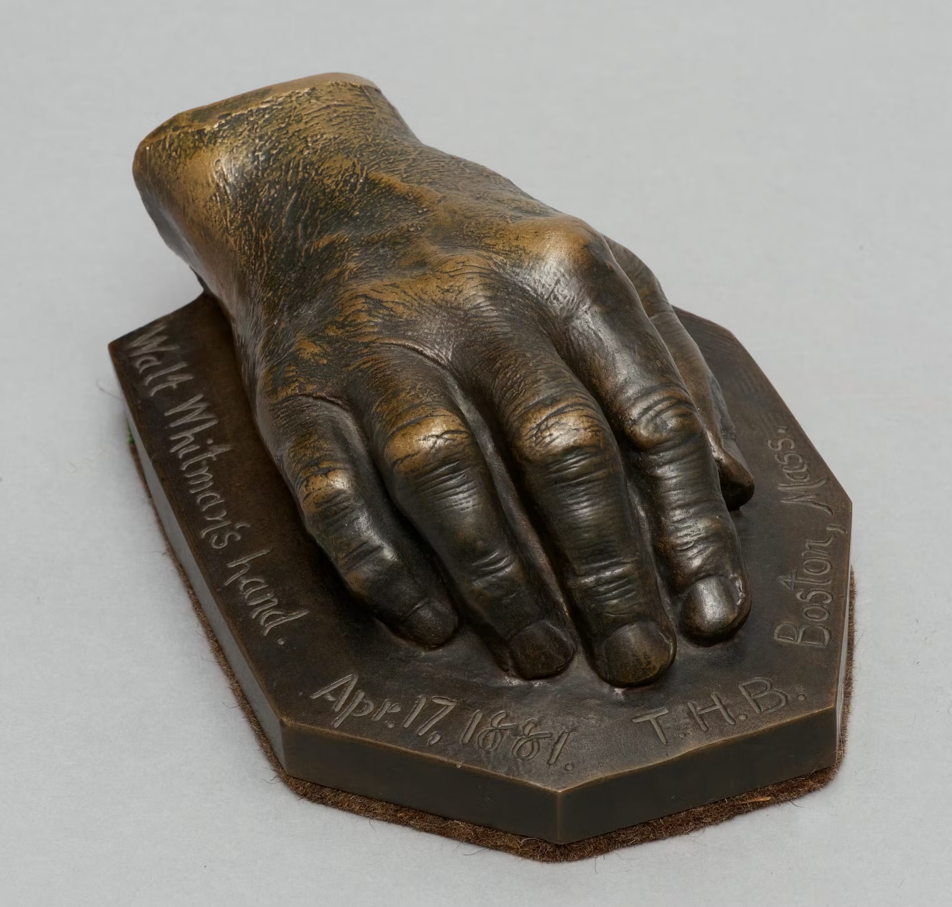 Cast of Walt Whitman's Right Hand