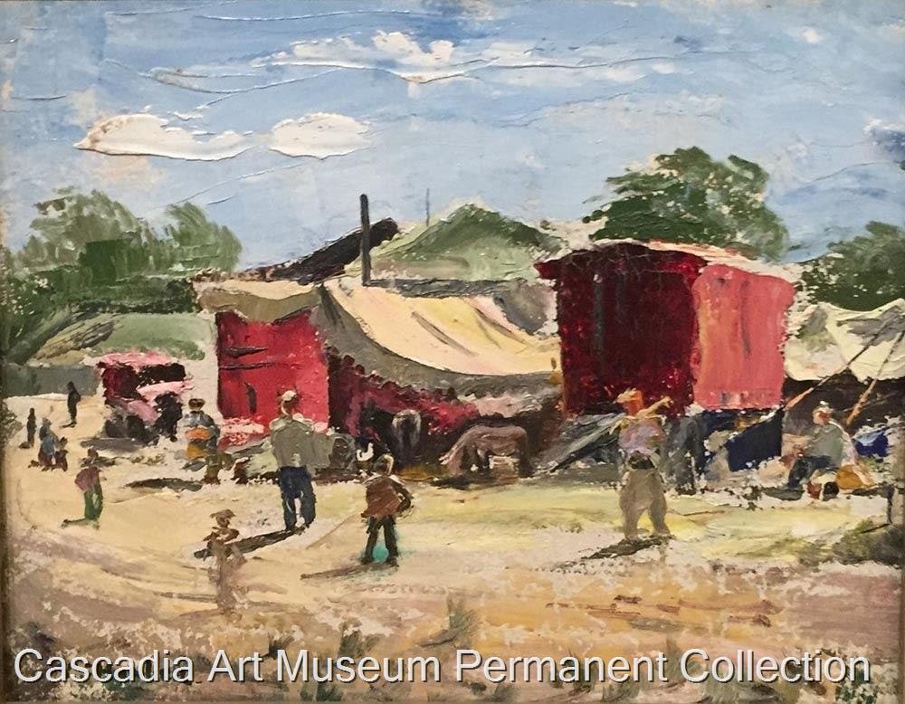 Untitled [Circus scene]
