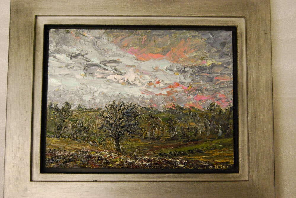 Snow on ploughed field, 2010
