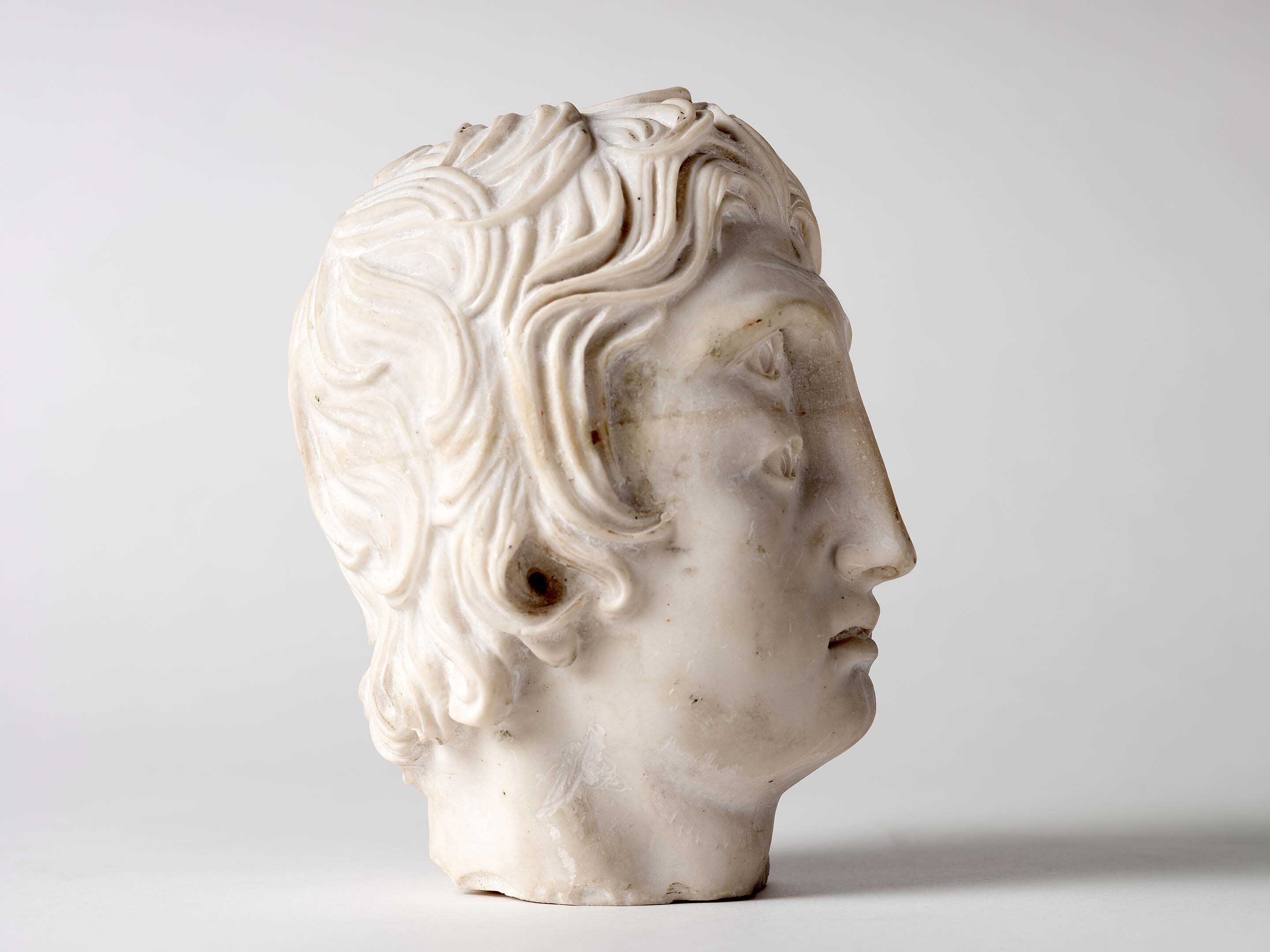Alexander the Great with four eyes