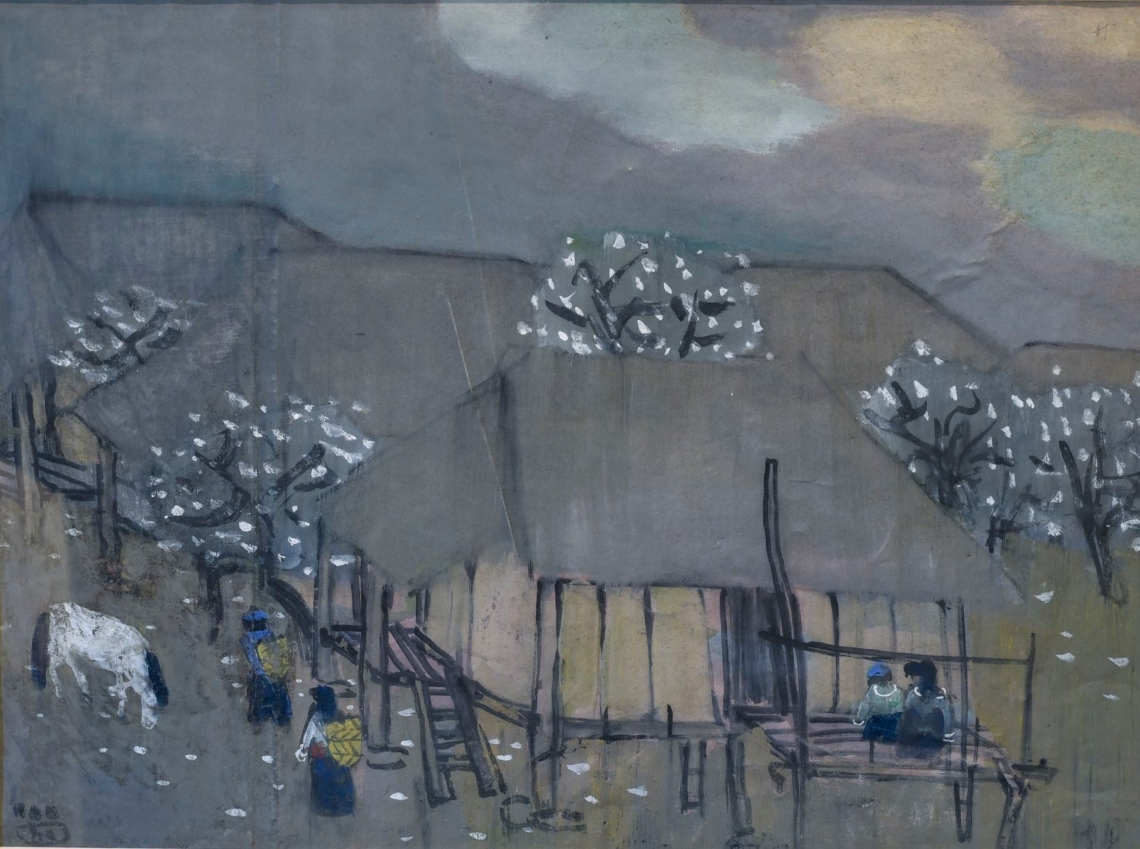 Spring in the village