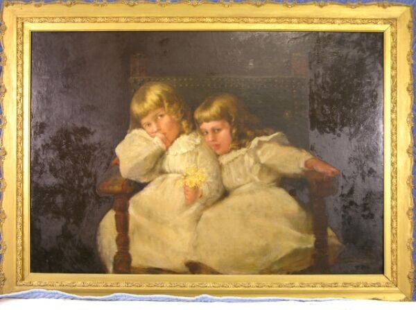 Portrait of the Boericke Twins (Ruth and Dorothy)