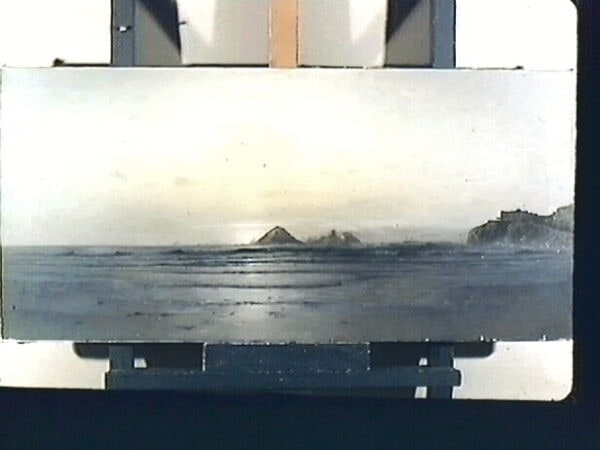 October Sunset on Seal Rocks, San Francisco ((View of Seal Rocks and Cliff House))