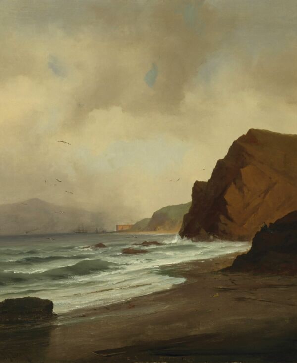The Golden Gate (Fort Point from China Beach)