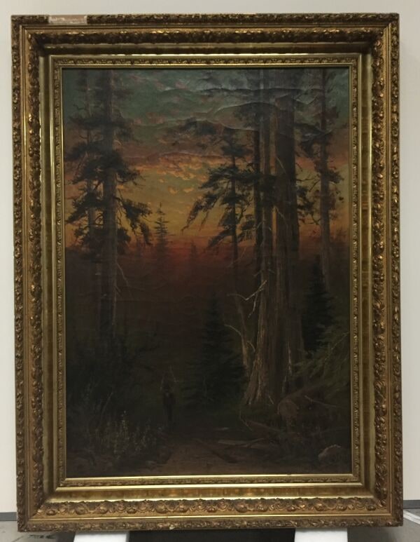Sunset in Santa Cruz Mountains, California