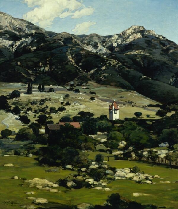 In Mission Canyon, Santa Barbara
