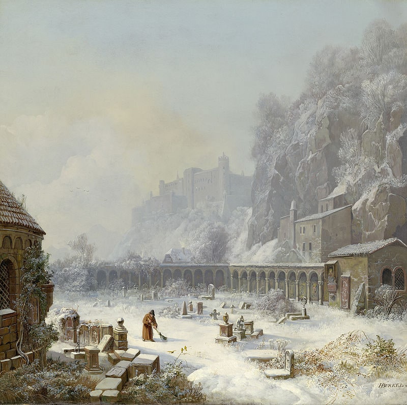 St Peter’s Cemetery in Winter