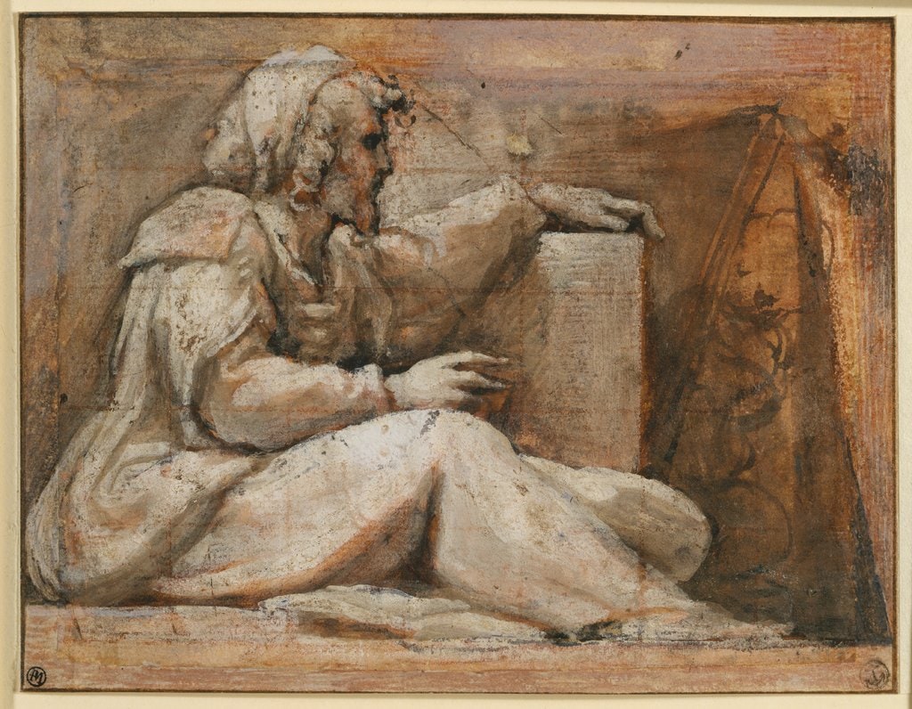 Seated Prophet with Book…