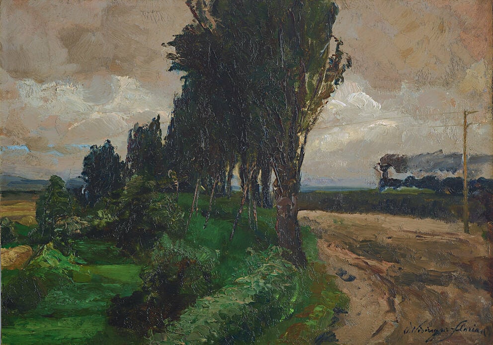 Poplar Avenue – Landscape with Railway