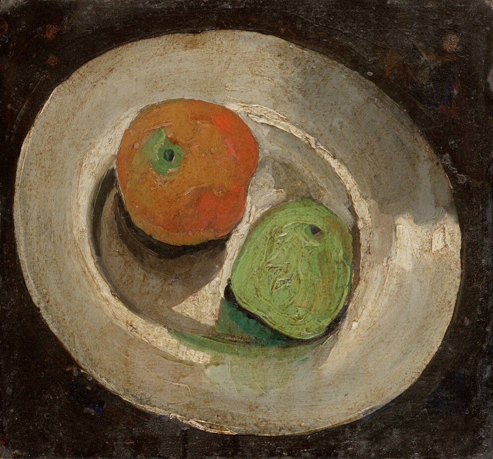 Plate with Apples