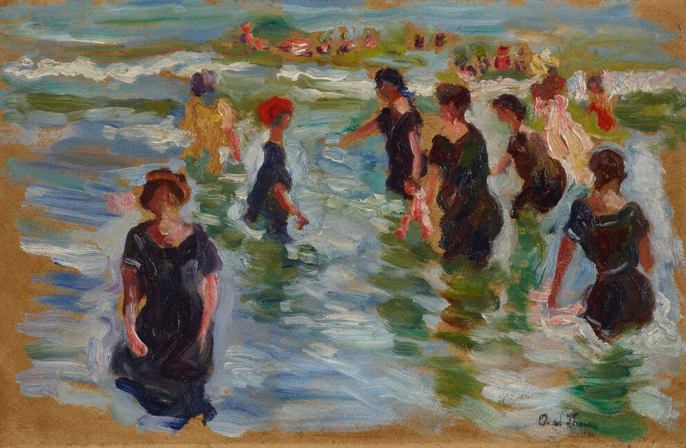 Sketch for *The Seaside Resort of Trouville*