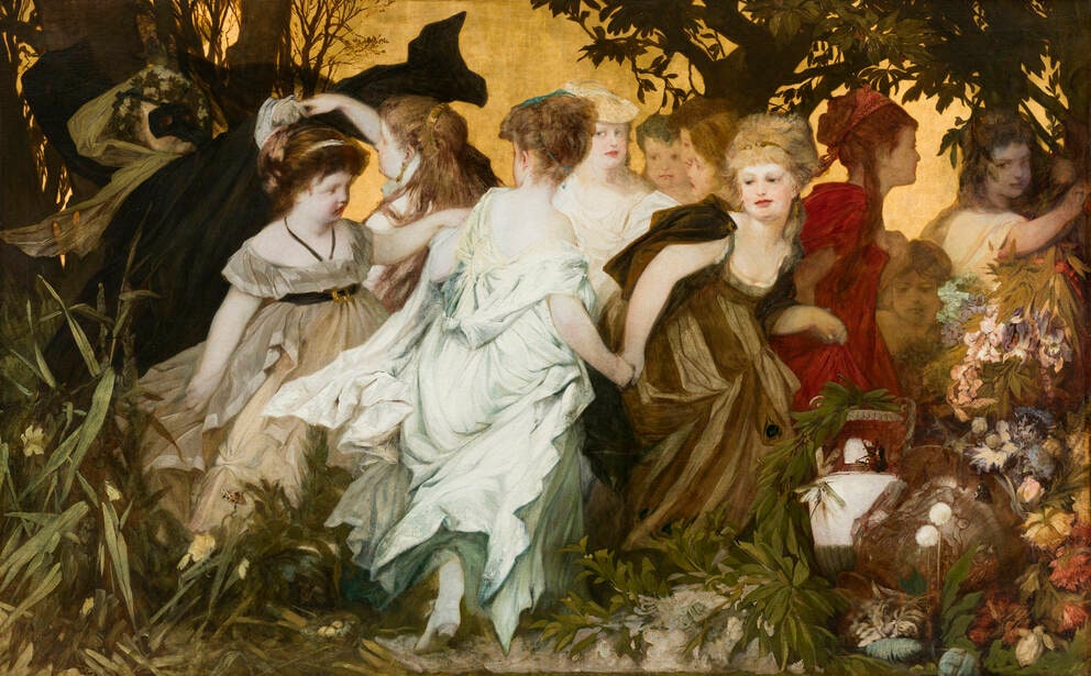 Modern Cupids, Triptych, Right Panel