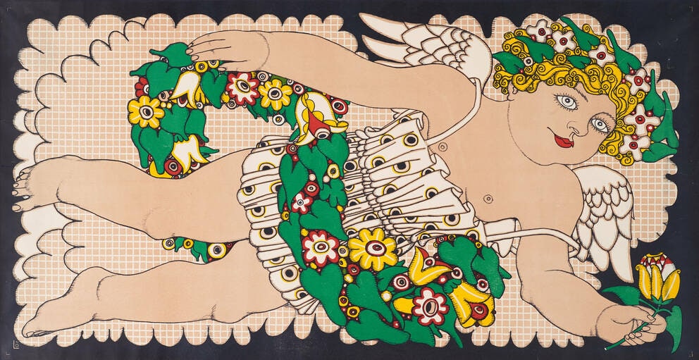 Poster "Flying Cherub"