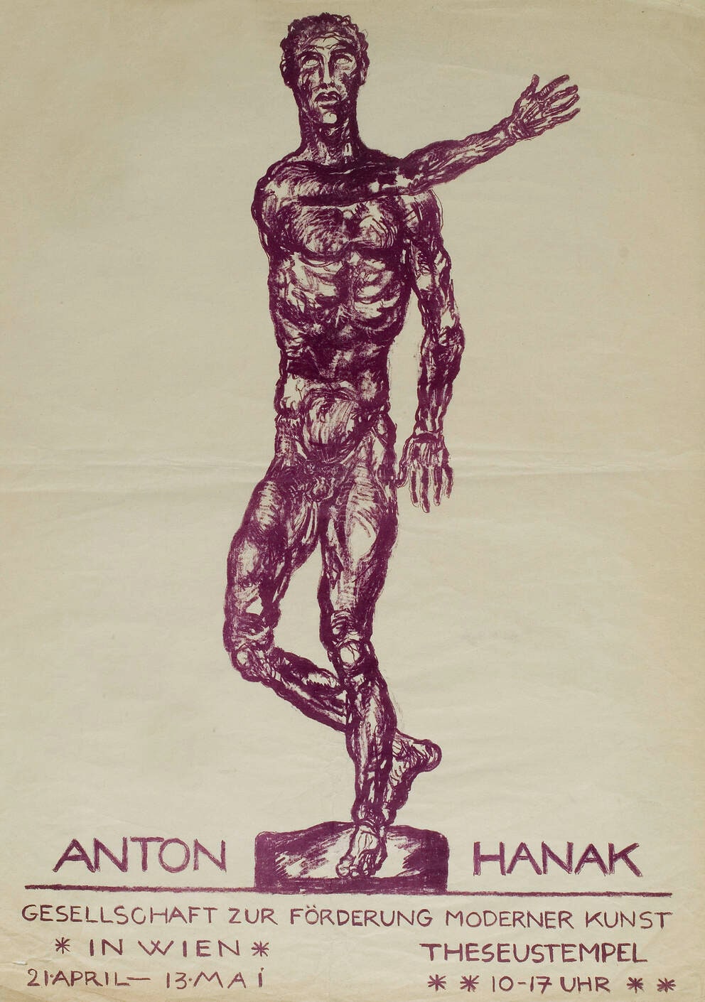 Poster for the Exhibition at the Temple of Theseus in Vienna