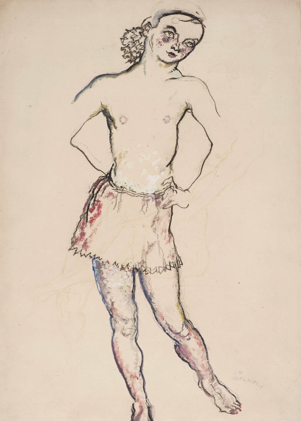 Standing Nude Girl
