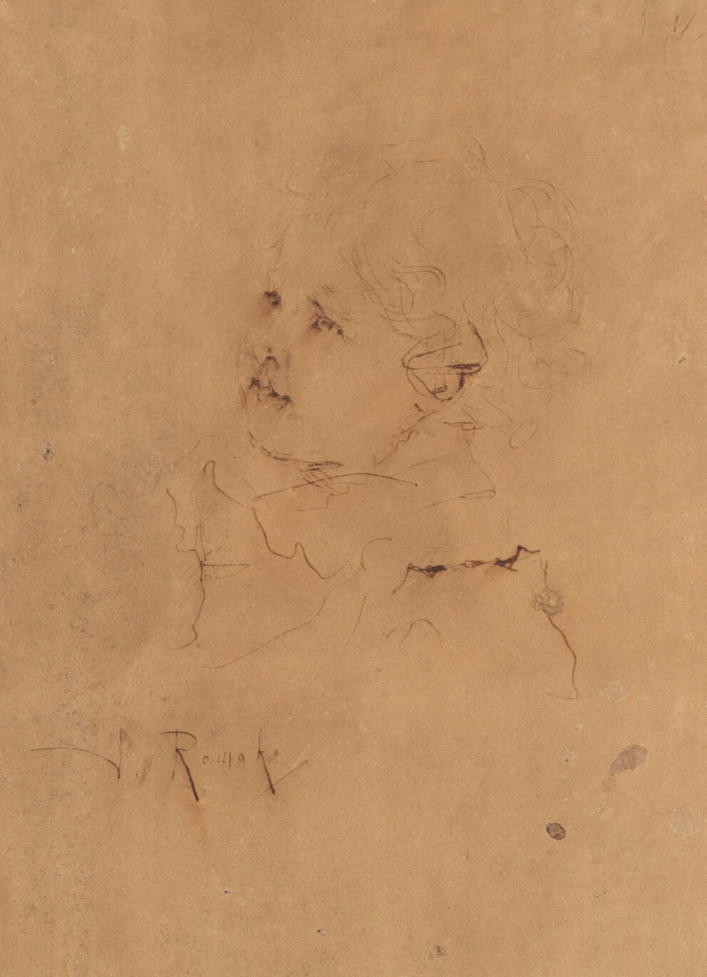 Head of a Little Girl (Berta Lechner)