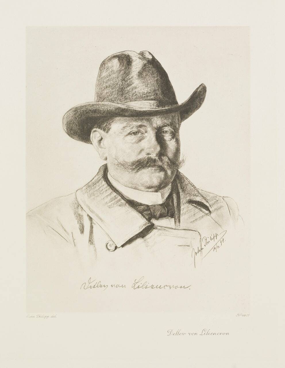 Detlev von Liliencron, born Friedrich Adolf Axel Freiherr von Liliencron
