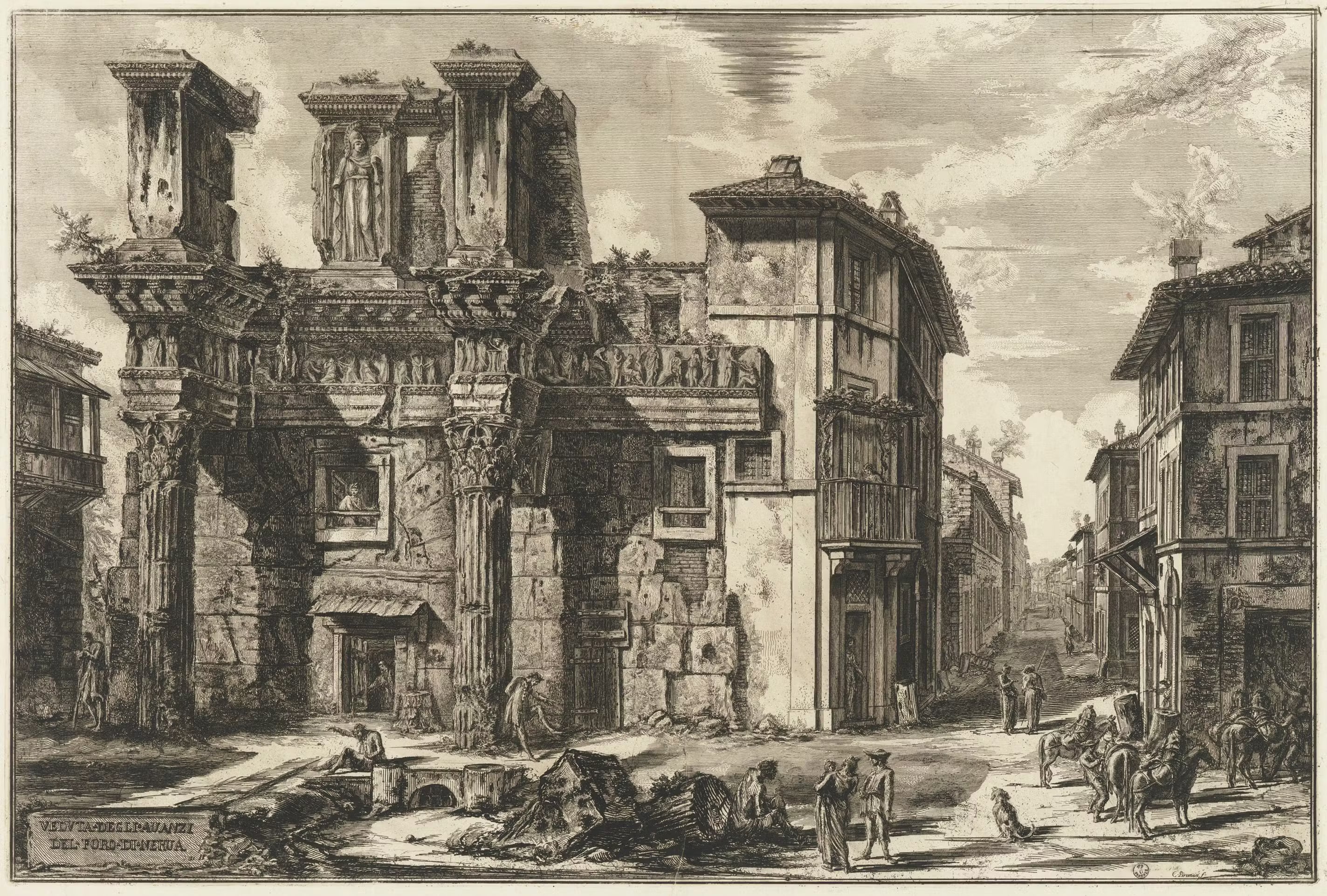 Ruins of the Antonine Baths, in ‘Views of Rome’