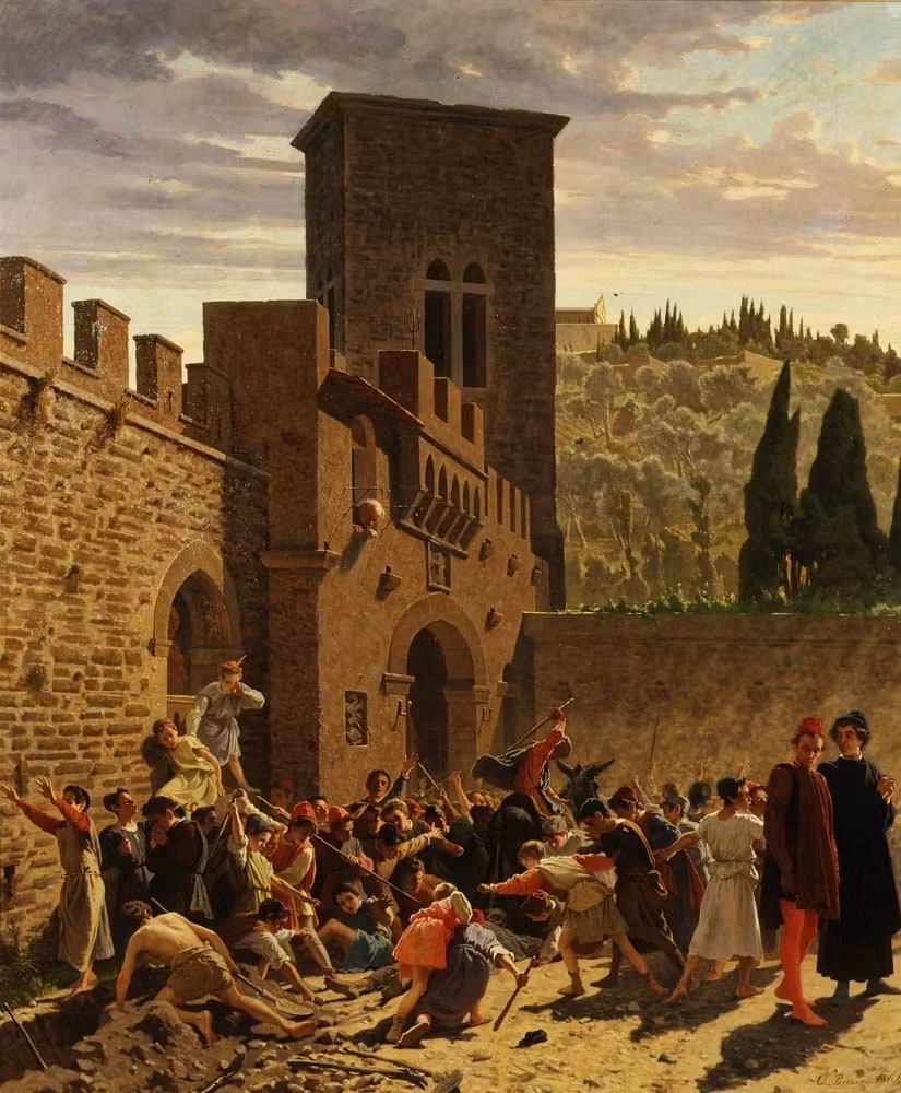 Discovering the Corpse of Jacopo de' Pazzi