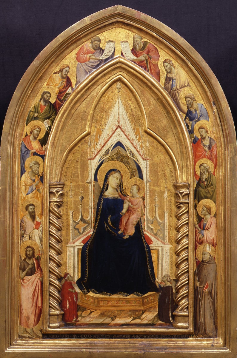 Mittelbild des Triptychons