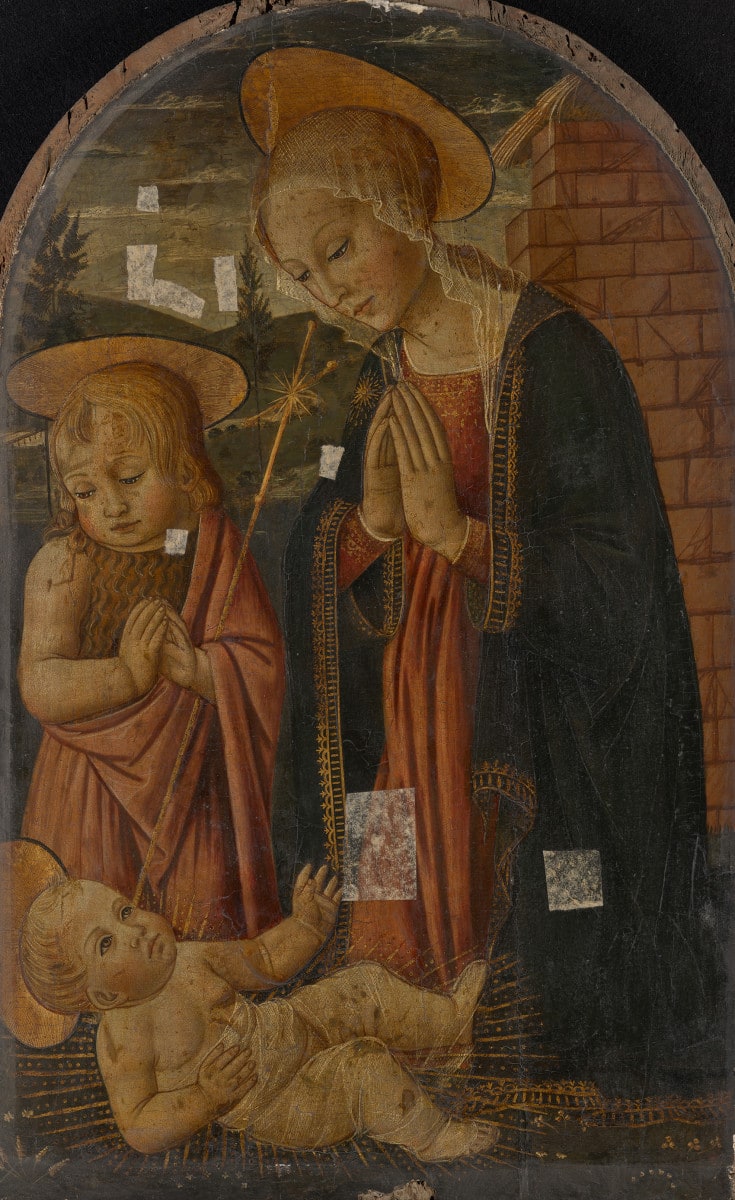 Die Anbetung des Kindes mit dem Johannesknaben