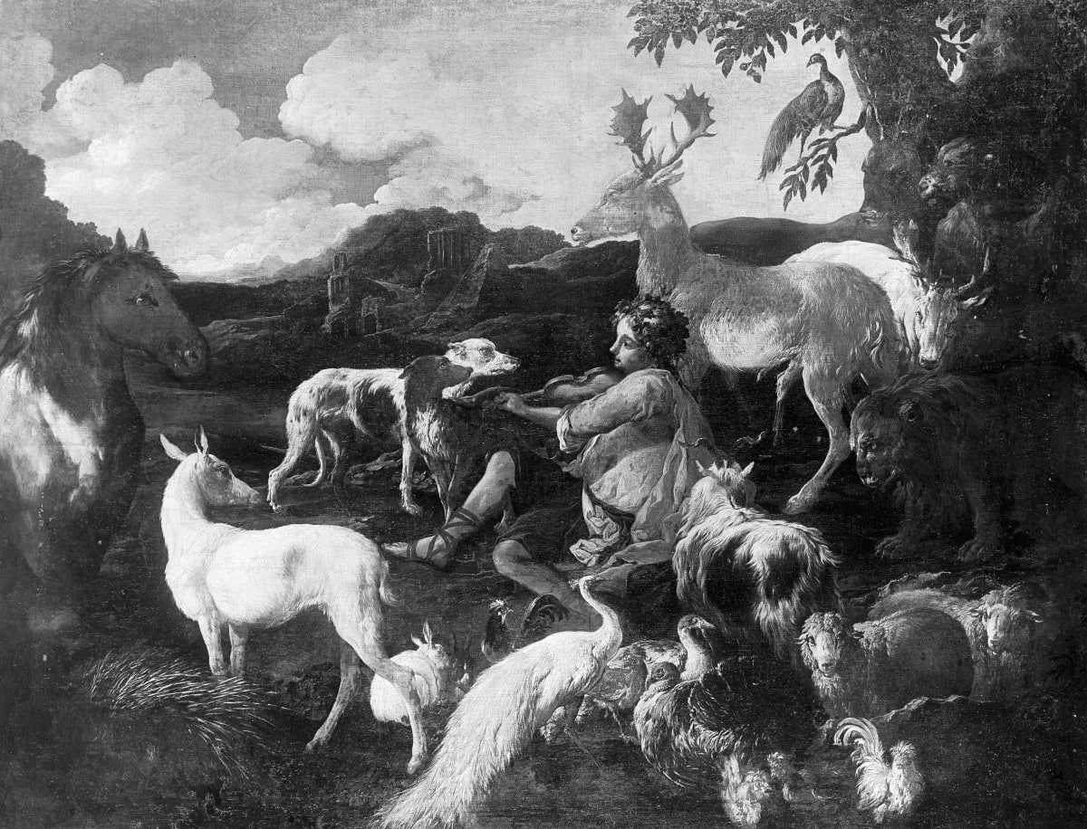 Orpheus und die Tiere
