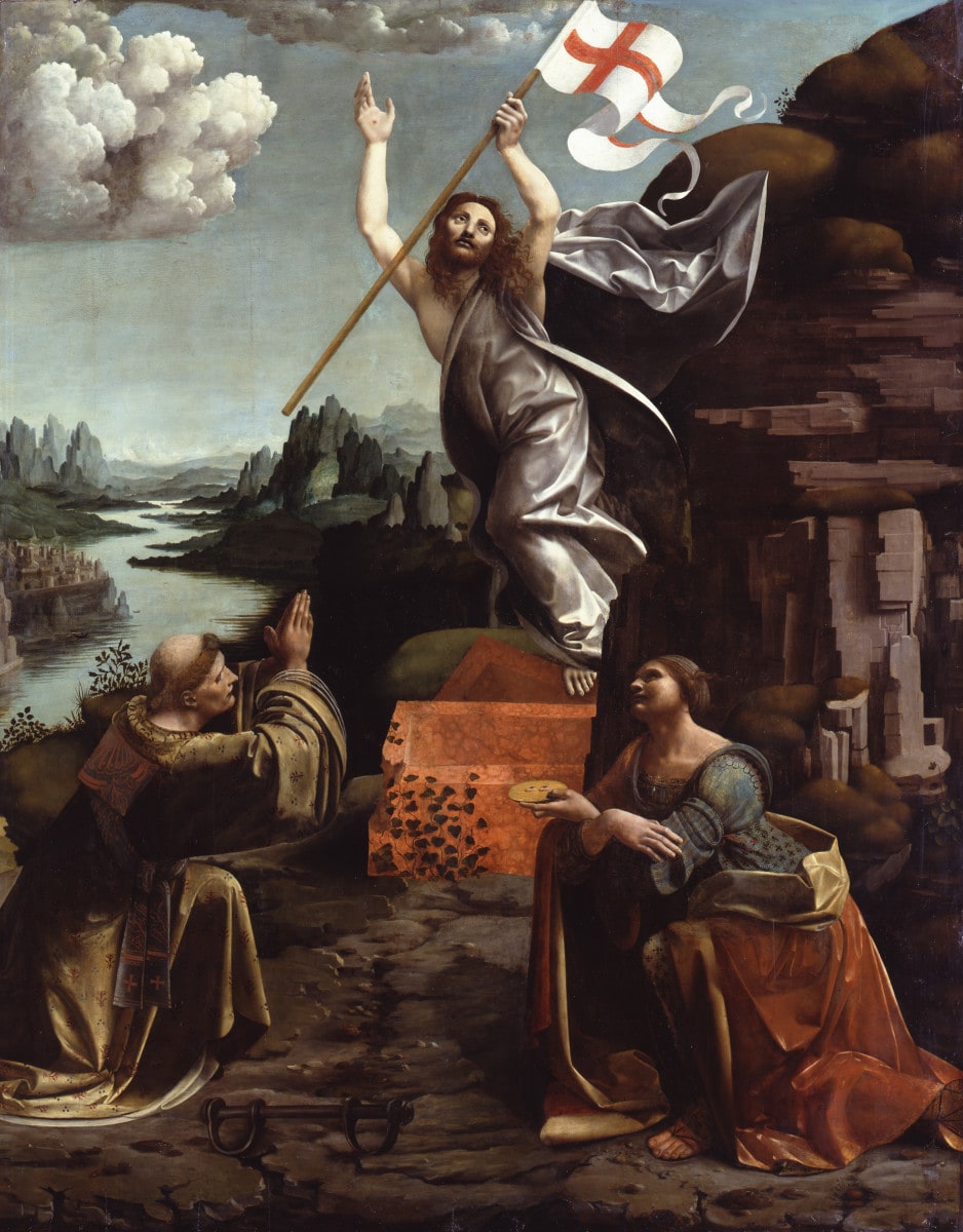 Die Auferstehung Christi mit Heiligen