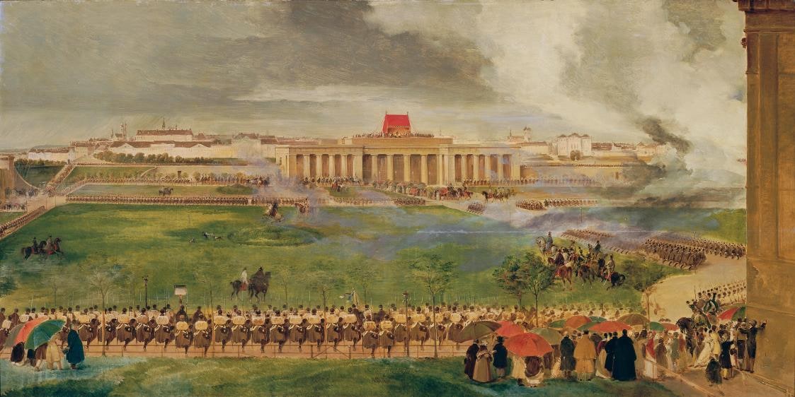 Field Mass in the Outer Burgplatz on 13 April 1826