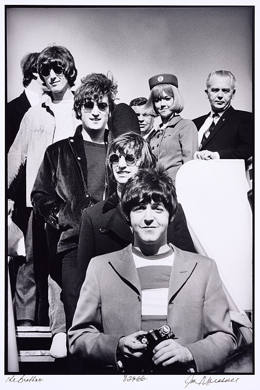 The Beatles, (SFO, descending from the plane)