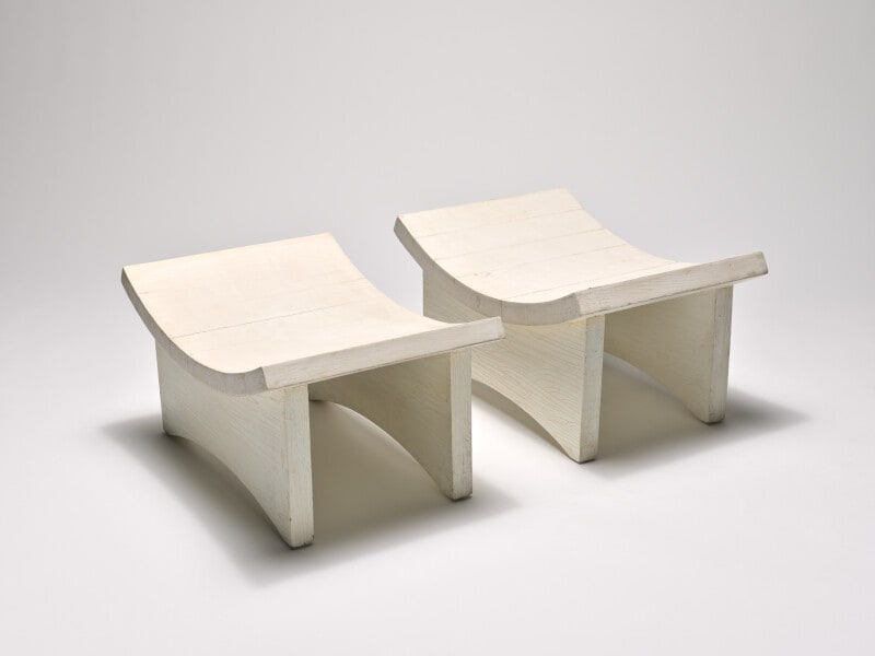 Pair of Tabouret Flared Seats