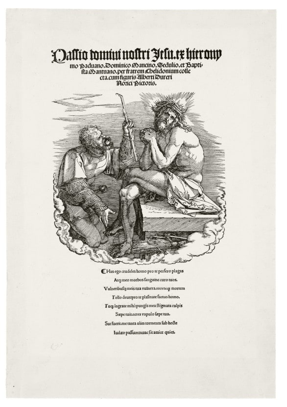 Man of Sorrows. Title page from the series "The Great Passion"