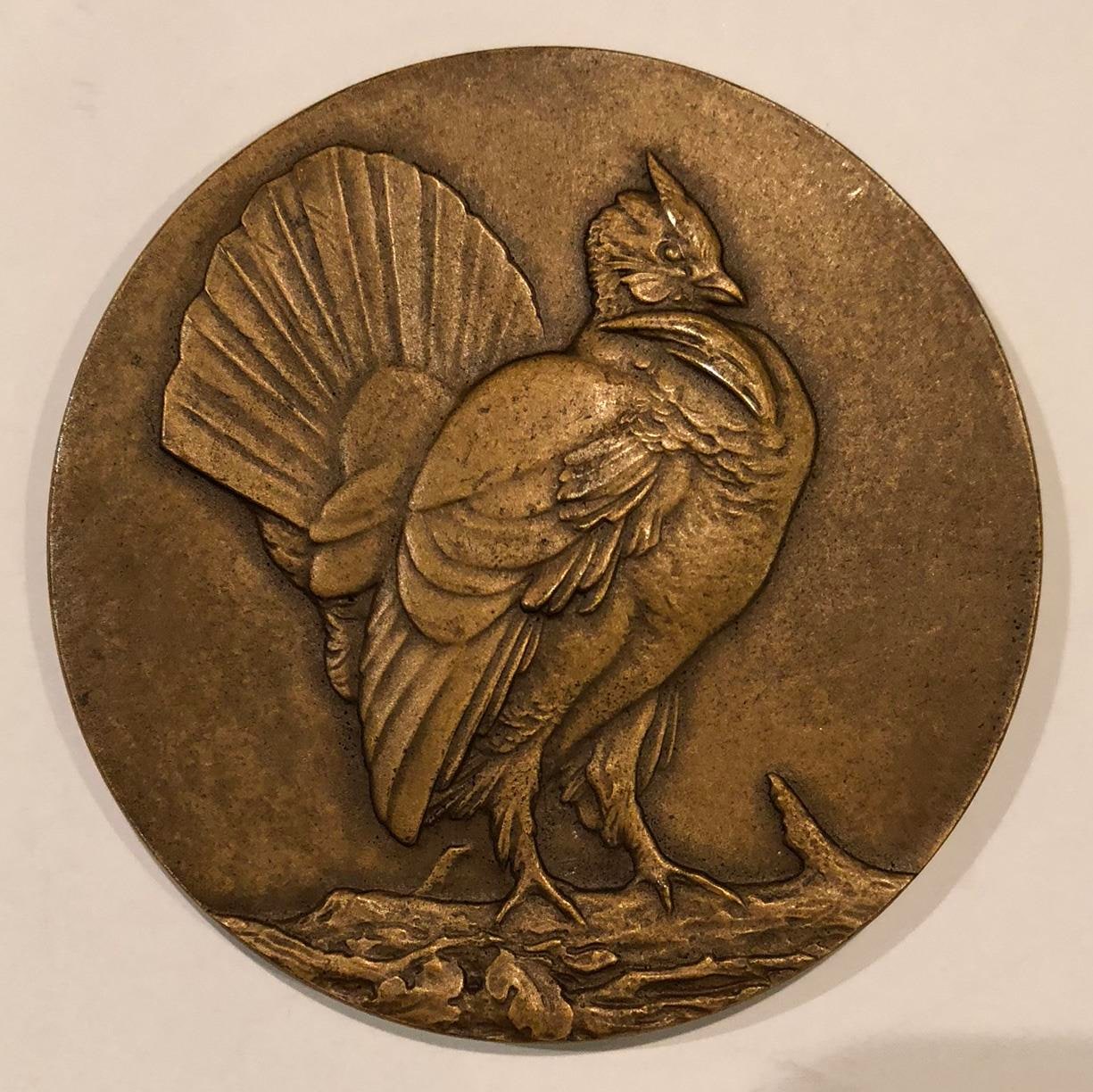 Obverse: Hunter & Dog; Reverse: Ruffed Grouse