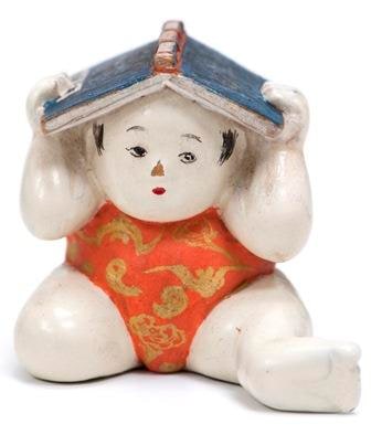 Netsuke of a Karako (stylized Chinese baby)