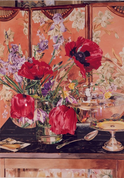 Poppies & Iris