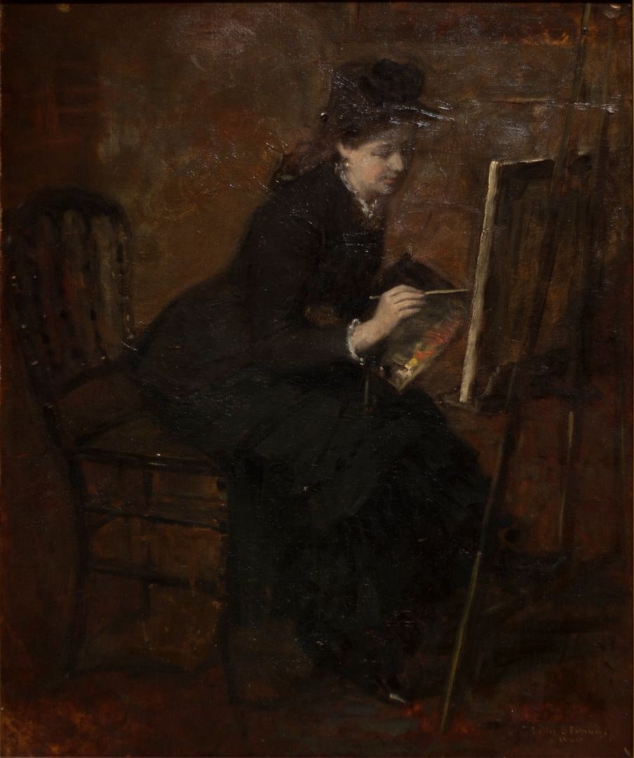 Girl at Easel