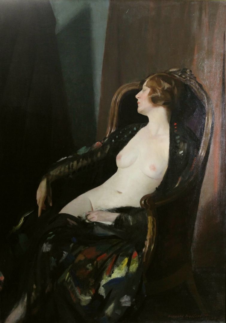 Woman in a Chair (Portrait of Helen (Fleck) Seyffert)