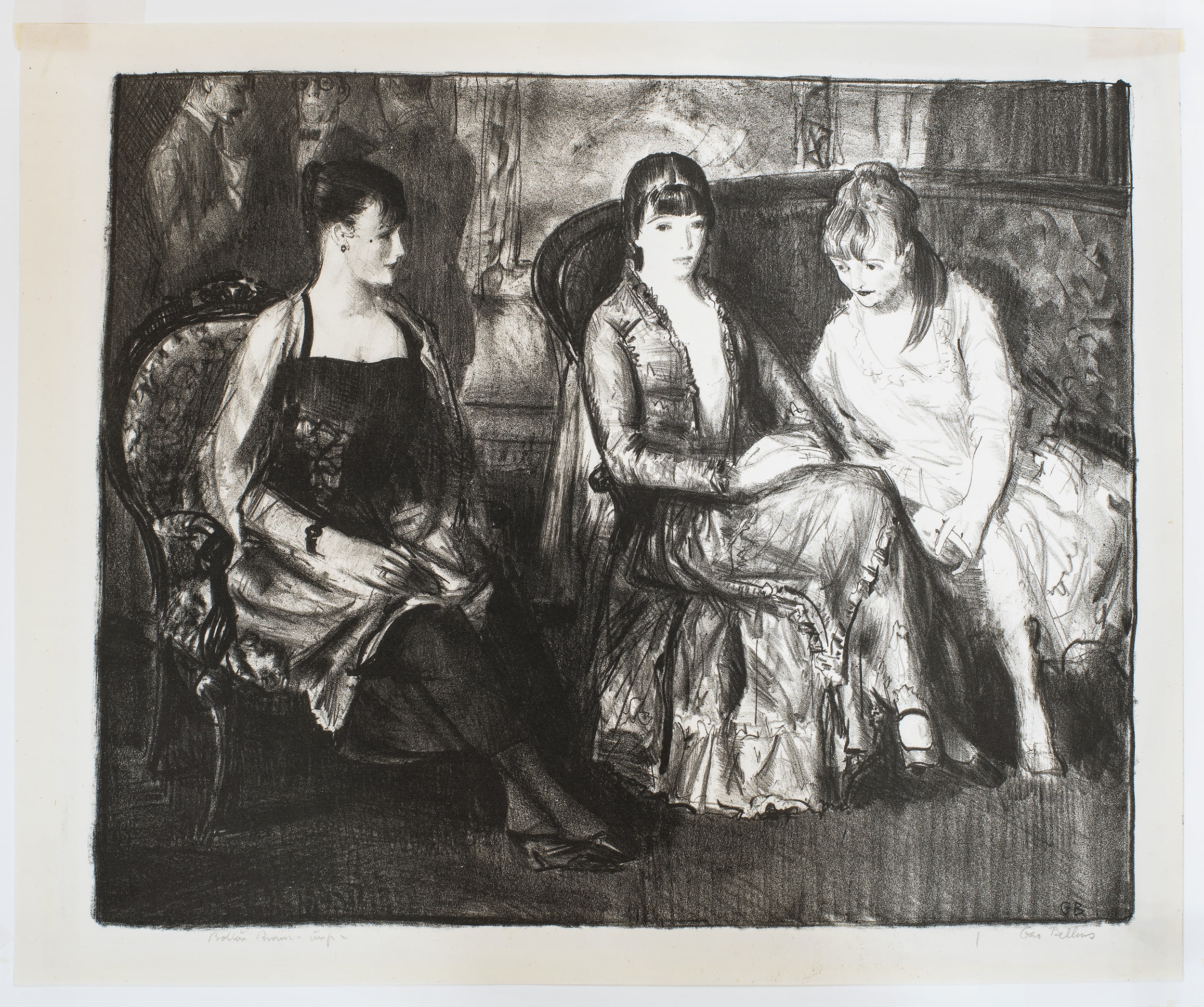 Elsie (Speicher), Emma (Bellows), and Marjorie (Henri)