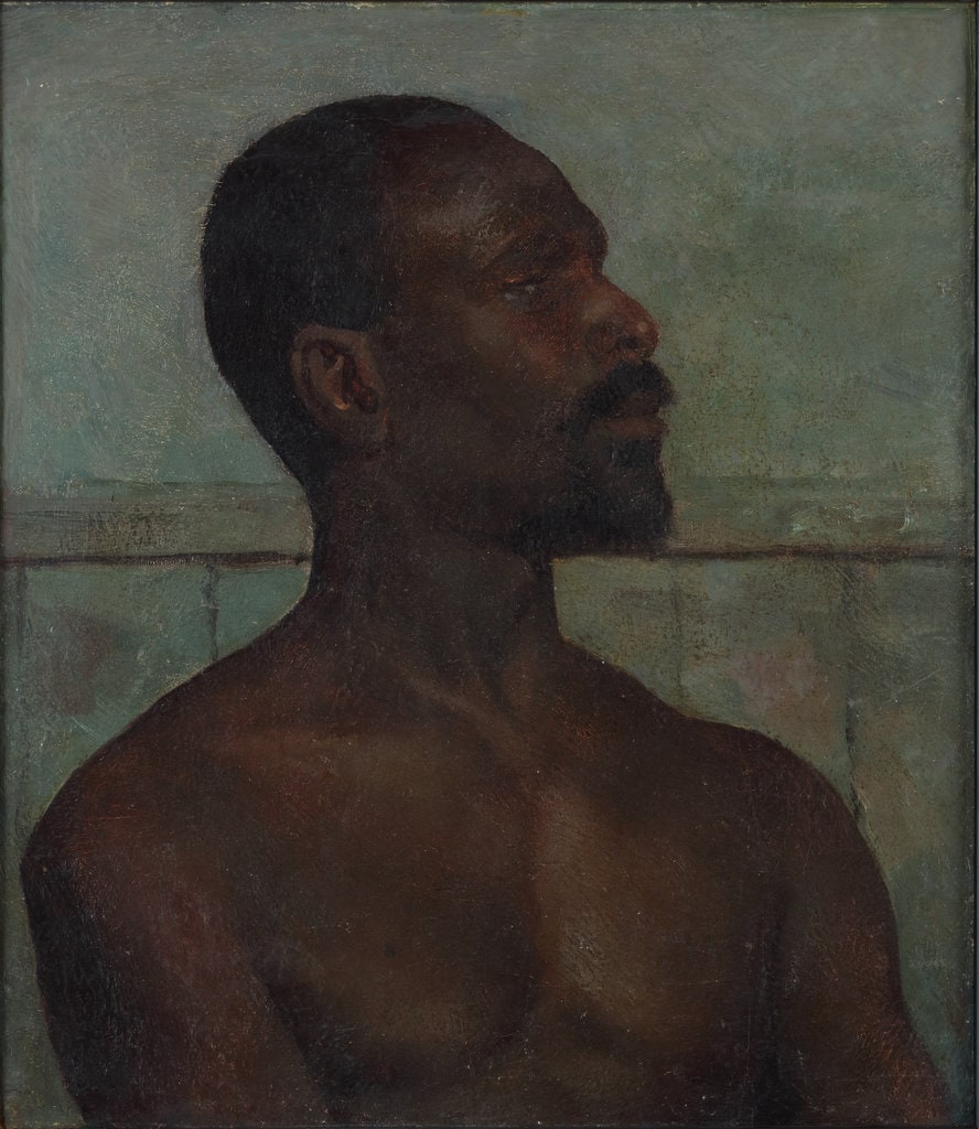 Portrait Head of a Black Man