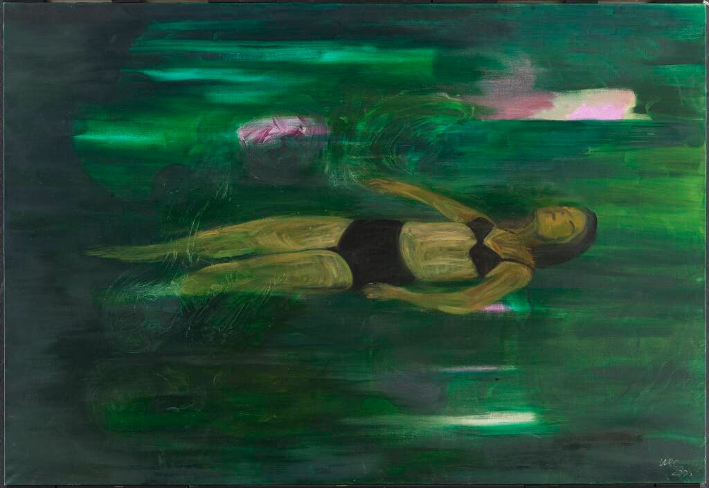 Floating III, Pthalpgroen BLAUW