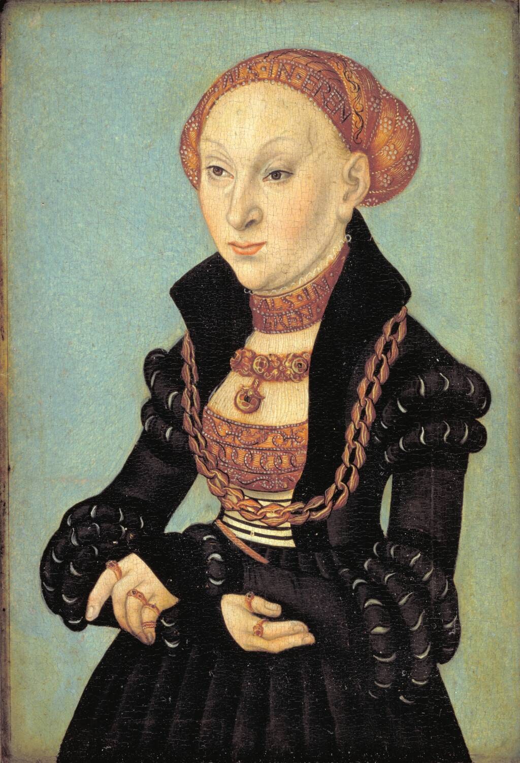 Portræt af kurfyrstinde Sibylla af Sachsen (1510-1569)