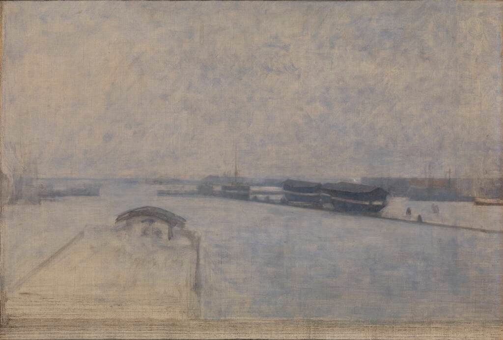 Udsigt fra Kvæsthusgade over Københavns havn