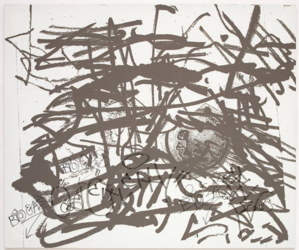 Nom de guerre/Nom du père. Defaced Study for Wall Painting