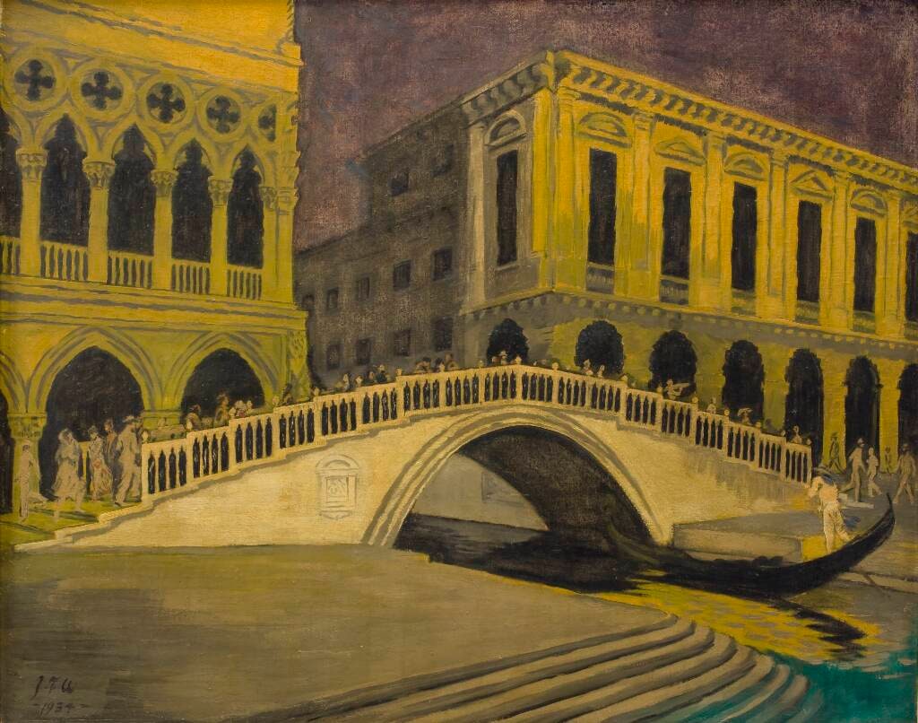 Halmbroen i Venedig. Nat