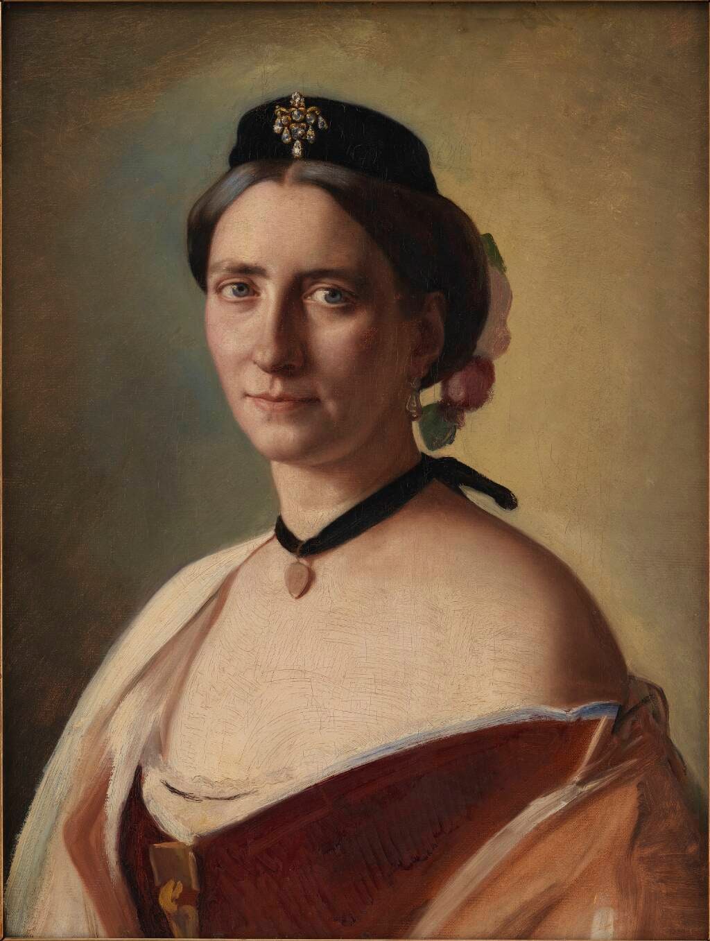 Kunstnerens hustru, fru Alma Bloch, f. Trepka