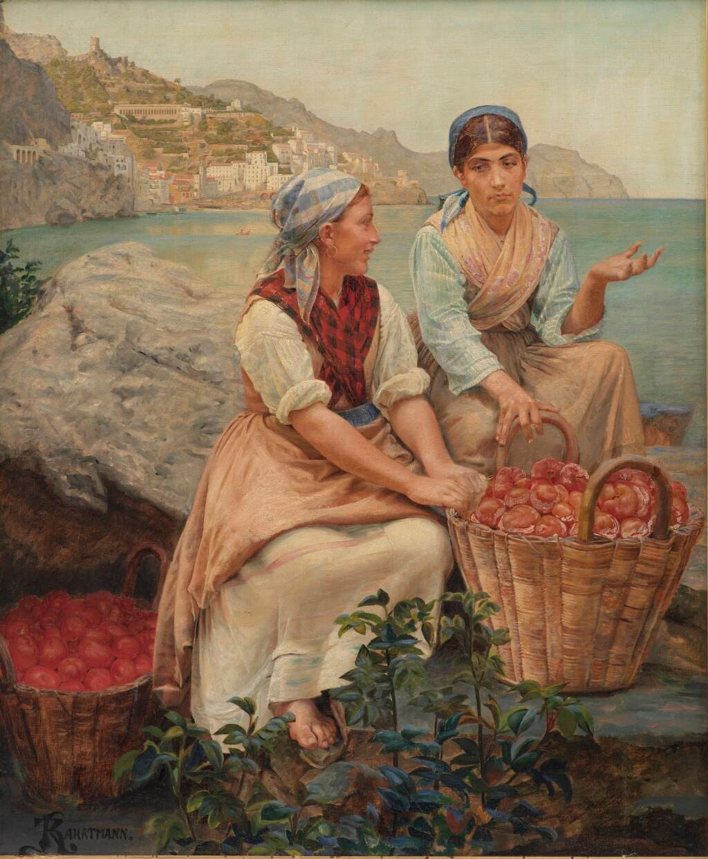 Frugtbærersker fra Amalfi, 1878-79
