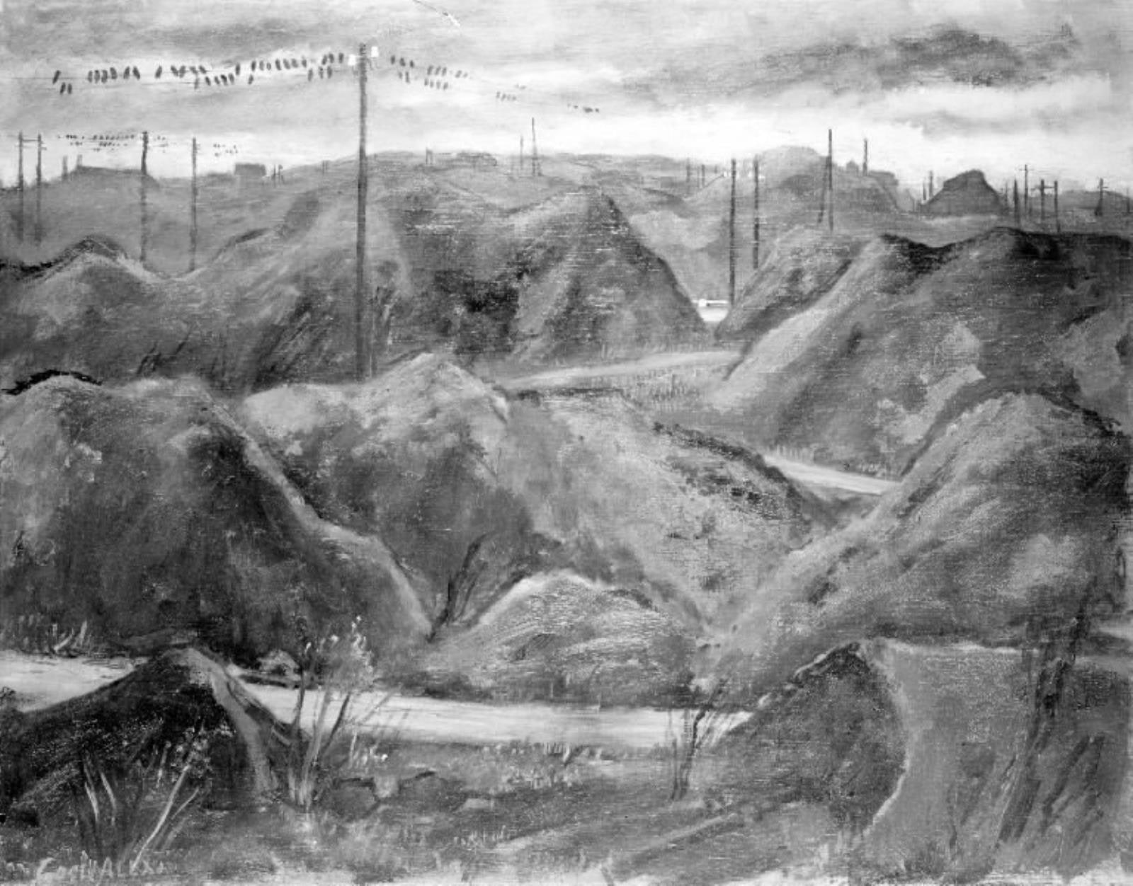 Slaggebunker ved Falu Grube