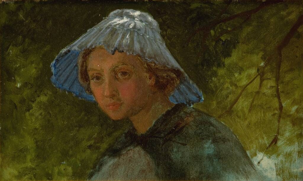 Mrs Linda Frølich with a Sunhat