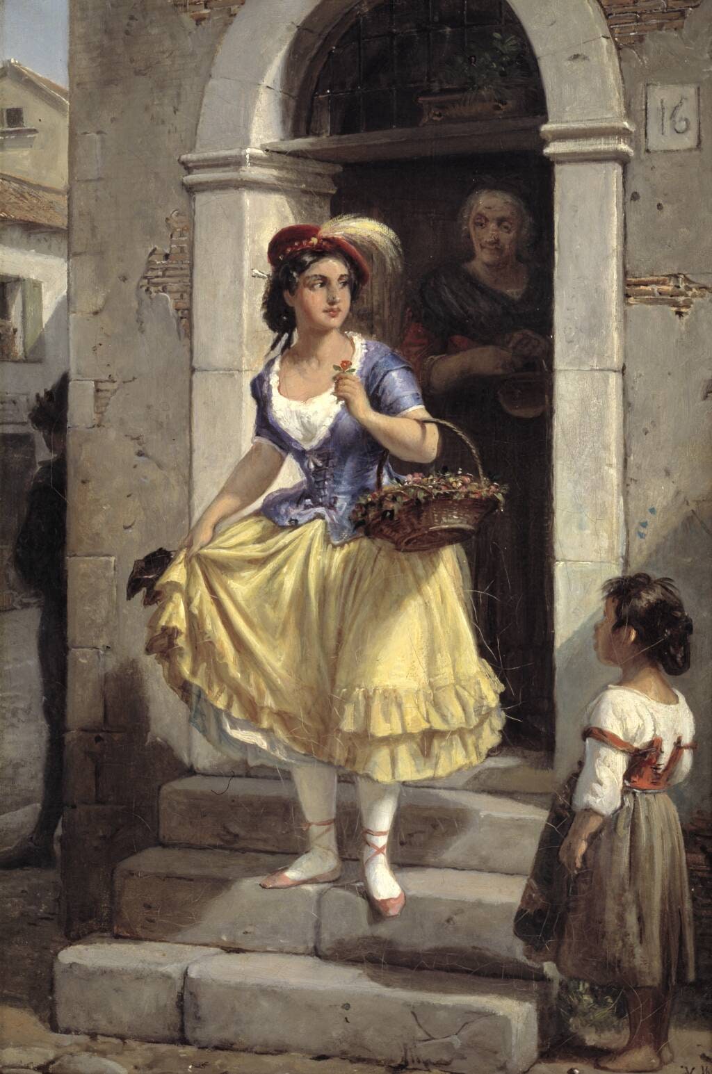 En italienerinde går til karneval